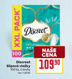 Billa Discreet Slipové vložky nabídka