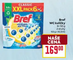 Billa Bref WC kuličky nabídka