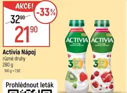 Globus Activia Nápoj nabídka