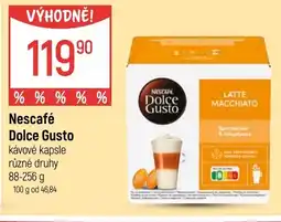 Globus Nescafé Dolce Gusto nabídka