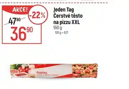 Globus Jeden Tag Čerstvé těsto na pizzu XXL nabídka