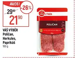 Globus VÁŠ VÝBĚR Poličan, Herkules, Paprikáš nabídka