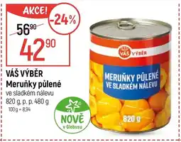 Globus VÁŠ VÝBĚR Meruňky půlené nabídka