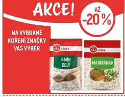 Globus Na vybrané koření značky Váš výběr nabídka