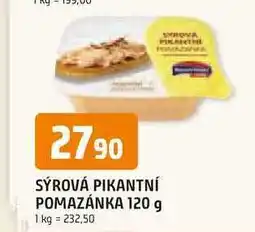 Trefa SÝROVÁ PIKANTNÍ POMAZÁNKA 120 g nabídka