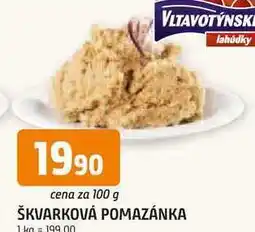 Trefa ŠKVARKOVÁ POMAZÁNKA 100 g nabídka