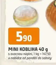 Trefa MINI KOBLIHA 40 g s ovocnou náplní nabídka