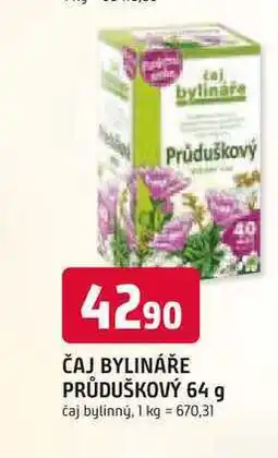 Trefa ČAJ BYLINÁŘE PRŮDUŠKOVÝ 64 g nabídka