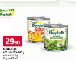 Trefa Bonduelle Hrášek v mírně slaném nálevu 265g nabídka