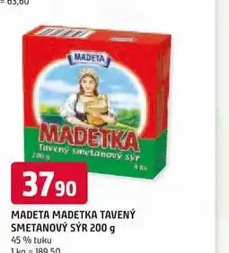 Trefa MADETA MADETKA TAVENÝ SMETANOVÝ SÝR 200 g 45% tuku nabídka