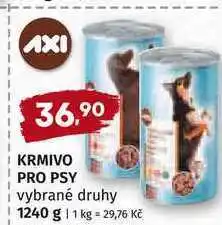Trefa AXI KRMIVO PRO PSY vybrané druhy 1240 g nabídka