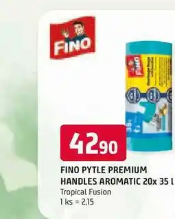 Trefa FINO PYTLE PREMIUM HANDLES AROMATIC 20x 35 L Tropical Fusion nabídka