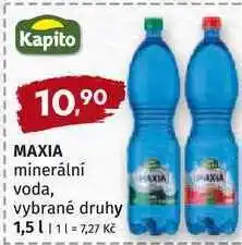 Trefa Kapito MAXIA minerální voda, vybrané druhy 1,5 L nabídka