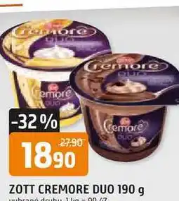 Trefa ZOTT CREMORE DUO 190 g nabídka
