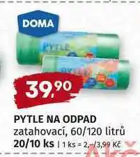 Trefa DOMA PYTLE NA ODPAD zatahovací, 60/120 litrů 20/10 ks nabídka