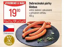 Globus Debrecínské párky Globus nabídka