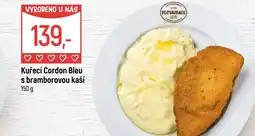 Globus Kuřecí Cordon Bleu s bramborovou kaší nabídka