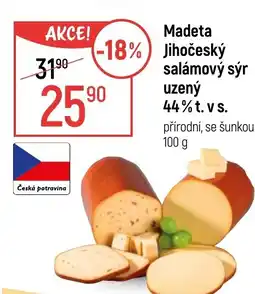 Globus Madeta Jihočeský salámový sýr uzený 44% t. vs. nabídka