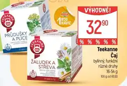Globus Teekanne Čaj bylinný, funkční nabídka