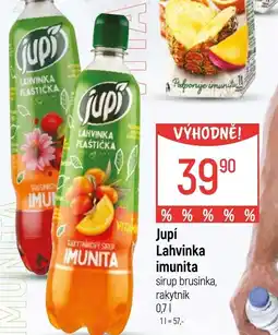 Globus Jupí Lahvinka imunita sirup brusinka, rakytník nabídka