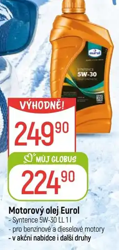 Globus Motorový olej Eurol nabídka