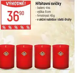 Globus Hřbitovní svíčky nabídka