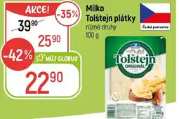 Globus Milko Tolštejn plátky nabídka