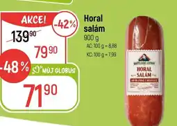 Globus Horal salám nabídka