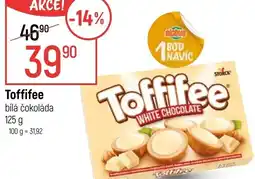 Globus Toffifee bílá čokoláda nabídka