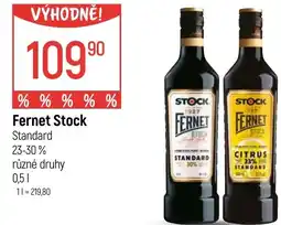 Globus Fernet Stock Standard nabídka