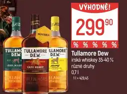 Globus Tullamore Dew irská whiskey 35-40% nabídka