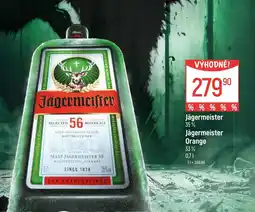 Globus Jägermeister 35% Jägermeister Orange 33% nabídka