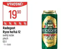 Globus Radegast Ryze hořká 12 světlý ležák nabídka