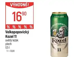 Globus Velkopopovický Kozel 11 světlý ležák nabídka