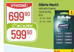Globus Gillette Mach3 náhradní hlavice nabídka