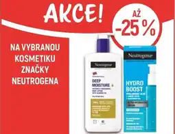 Globus Na vybranou kosmetiku značky neutrogena nabídka