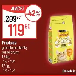 Globus Friskies granule pro kočky nabídka