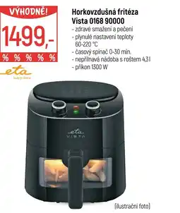 Globus Horkovzdušná fritéza Vista 0168 90000 nabídka