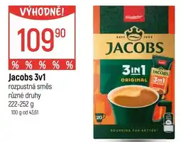 Globus Jacobs 3v1 rozpustná směs nabídka