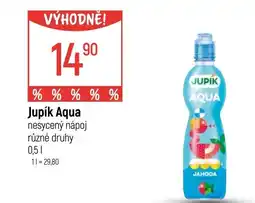 Globus Jupík Aqua nesycený nápoj nabídka