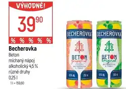Globus Becherovka Beton nabídka
