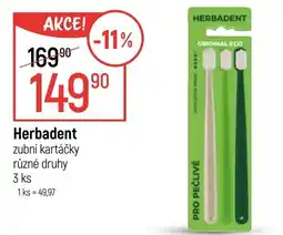 Globus Herbadent zubní kartáčky nabídka