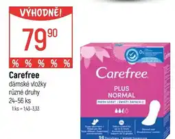 Globus Carefree dámské vložky nabídka