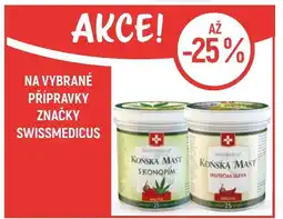 Globus Na vybrané přípravky značky swissmedicus nabídka