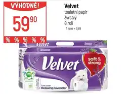 Globus Velvet toaletní papír 3vrstvý nabídka