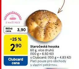 Tesco Staročeská houska nabídka