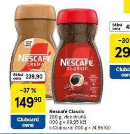 Tesco Nescafé crema nabídka