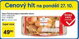 Tesco Čerstvé vejce z halového chovu nabídka
