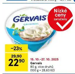 Tesco Gervais nabídka