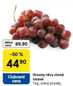 Tesco Hrozny révy vinné tmavé nabídka